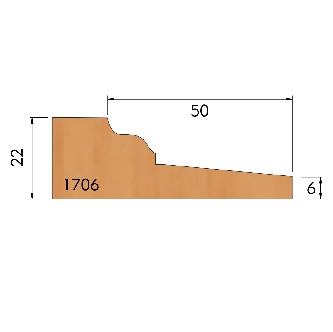 Fresa para Almofada Ø170 x 30 – 2 Dentes - Cód. 1706.01